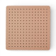 Panel perforado pegboard metálico organizador de pared 40x40 cm – Multiuso para el hogar Rosado