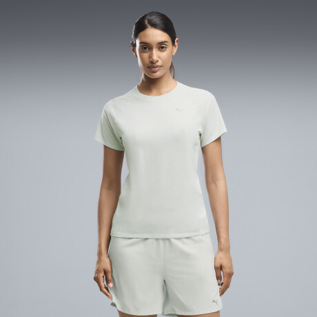W Run Velocity Tee 52658029 Verde Claro