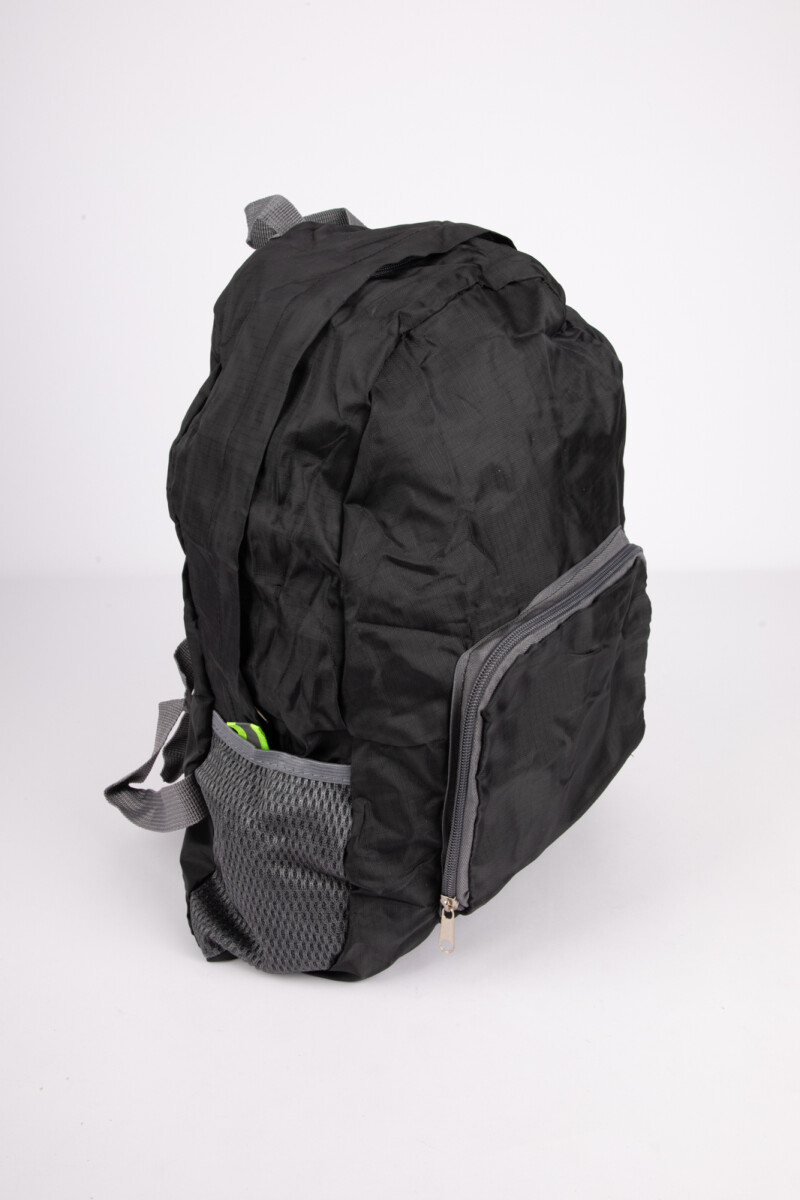 MOCHILA PLEGABLE VIAJE Negro