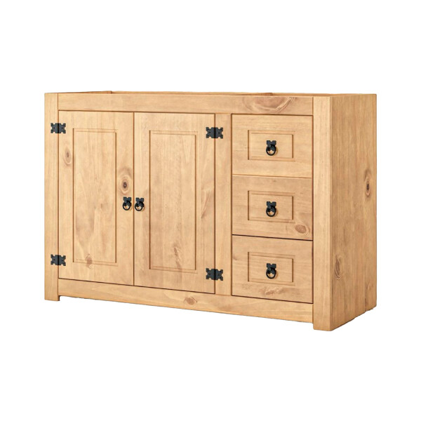 MOSTRADOR DE COCINA 2 PUERTAS Y 3 CAJONES/ COLOR CERA TEQUILA Mostrador De Cocina 2 Puertas Y 3 Cajones/ Color Cera Tequila