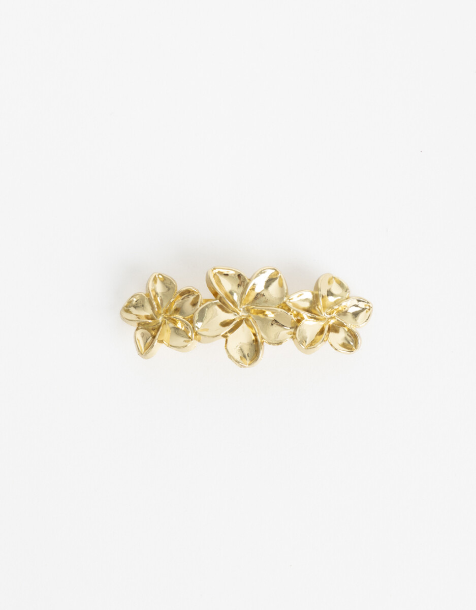 Hebilla Francesa Flores Hawaianas 