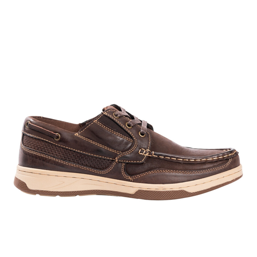 SNAKE CUERO NAUTICO COFFEE