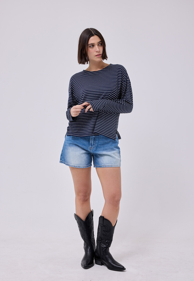 Remera Raya Azul