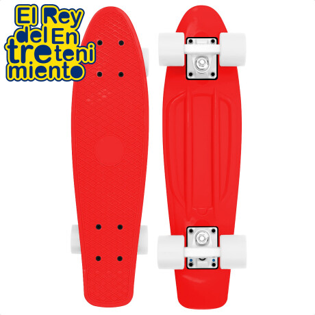 Skate Longboard Penny Patineta Aluminio Ruedas Pu Naranja