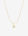 Cadena Corta con Dije Strass Collar Con Esfera Strass - Cristal