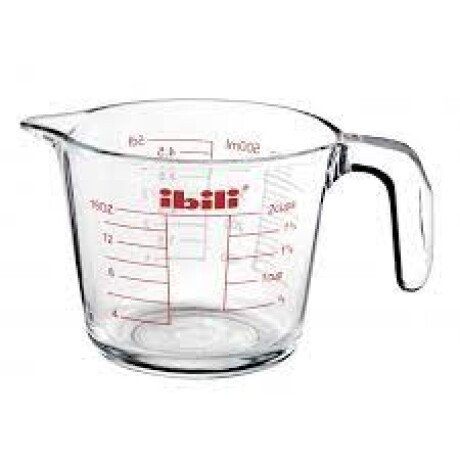 Jarra medidora de vidrio 500ml Jarra medidora de vidrio 500ml