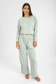 Pantalon cosy Verde claro