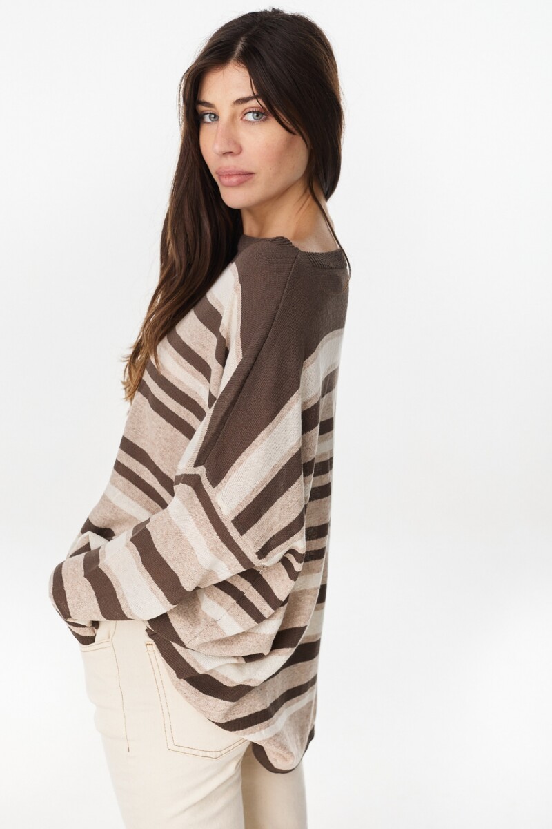 Sweater Flow Crudo/Vison