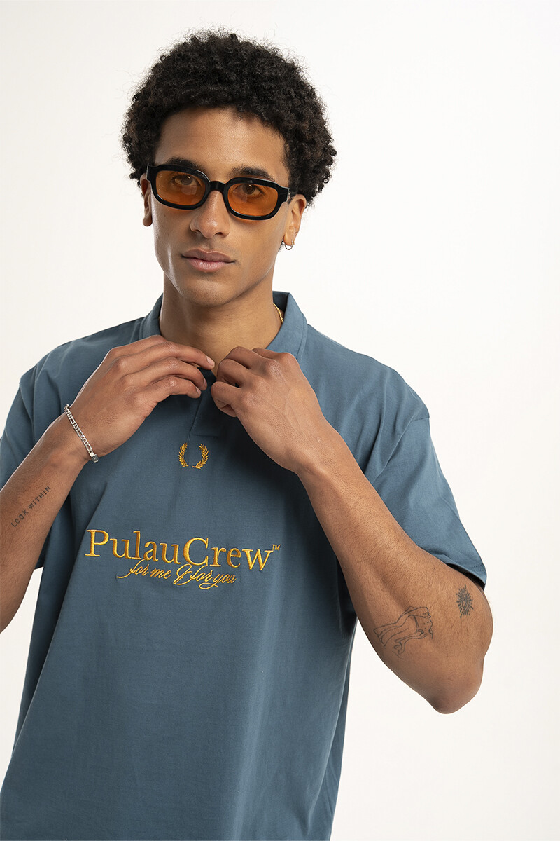 Remera Pulau Scuffi - Azul 