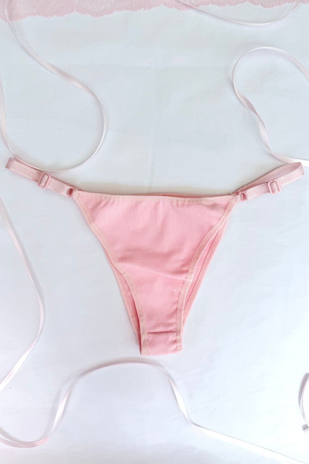 Bikini de algodón Renata Rosa