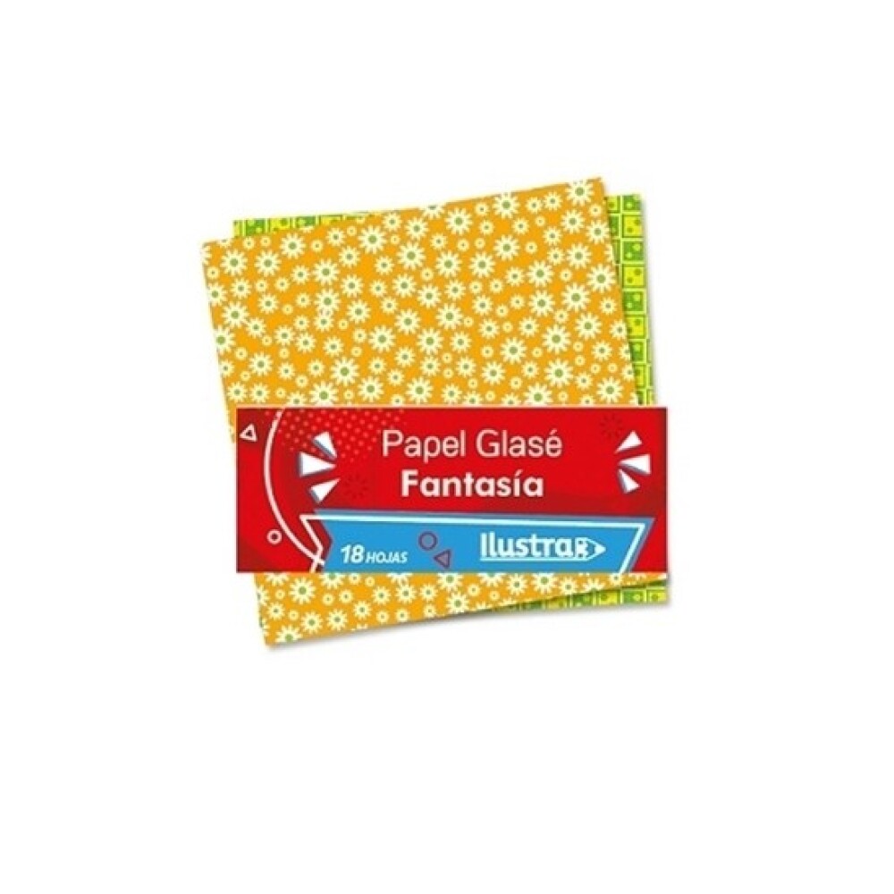 Papel Glasé Ilustra Entretenido 18 H 11x11 Cm #Papel Glasé Ilustra Entretenido 18 h 11 x 11 cm