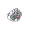 Anillo Cúpula-Plata 925-Piedras Varias-AN3249 conpiedra