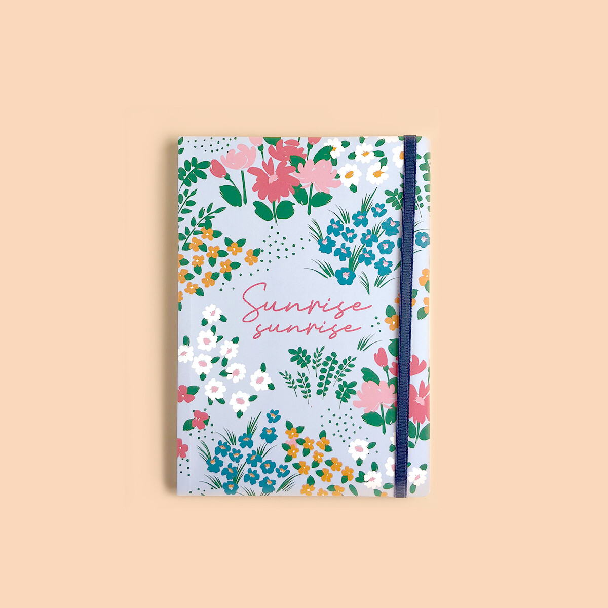 Cuaderno Liso 14x20 - Sunrise Flores Coloridas 