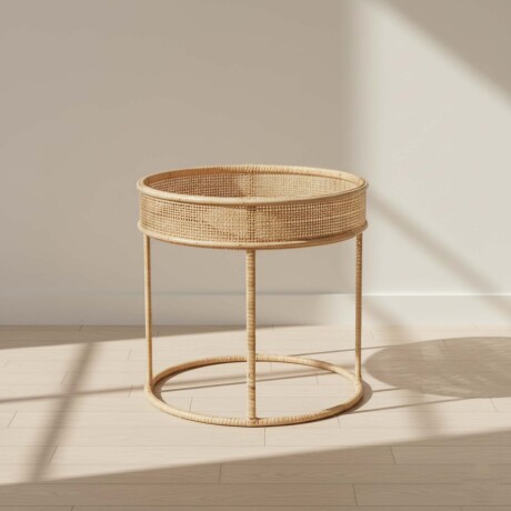 MESA LATERAL RATTAN NATURAL-BEIGE OLIVER NATURAL