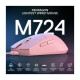 Mouse Gamer Redragon King M724 1K Pink Mouse Gamer Redragon King M724 1K Pink
