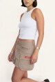 Falda Pulau Short Skirt Beige
