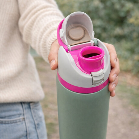 Botella térmica 950ml con asa Verde