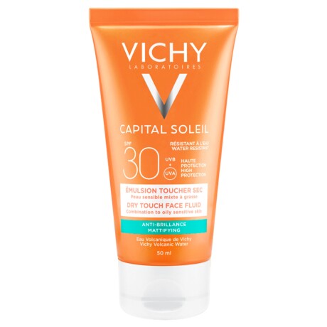 Protector Solar FPS30 Vichy Capital Soleil Dry Touch Mate 50ml Protector Solar FPS30 Vichy Capital Soleil Dry Touch Mate 50ml