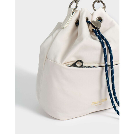 Cartera Mini Saca Deportiva Blanco Crudo