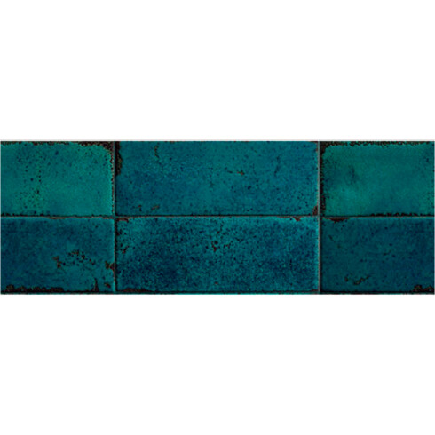 Ceramica Tipo Brick Destonificada Brillo 33.3X59.2Cm Pared GAMAS DE AZUL