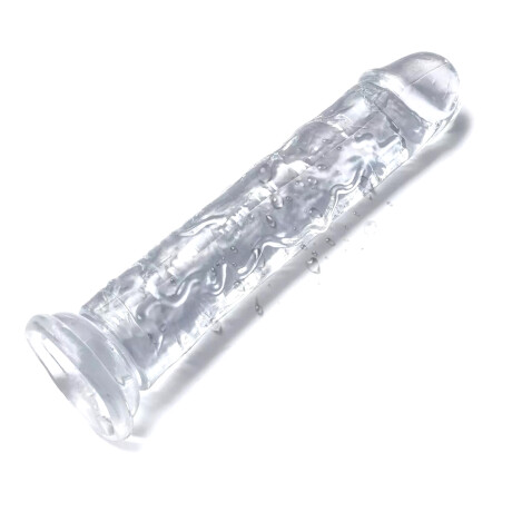 Dildo Realístico con Ventosa Tranparente Dildo Realístico con Ventosa Tranparente