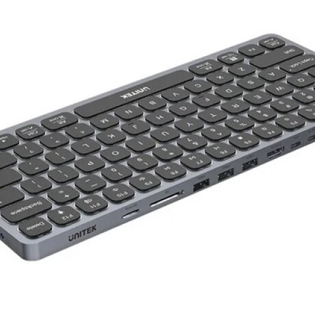 Teclado con Hub Usb-c Unitek 9 en 1 Pd 100W 001