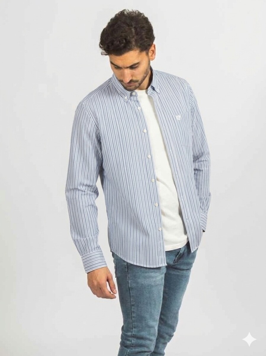 Camisa fantasia - Raya Azul oscuro 