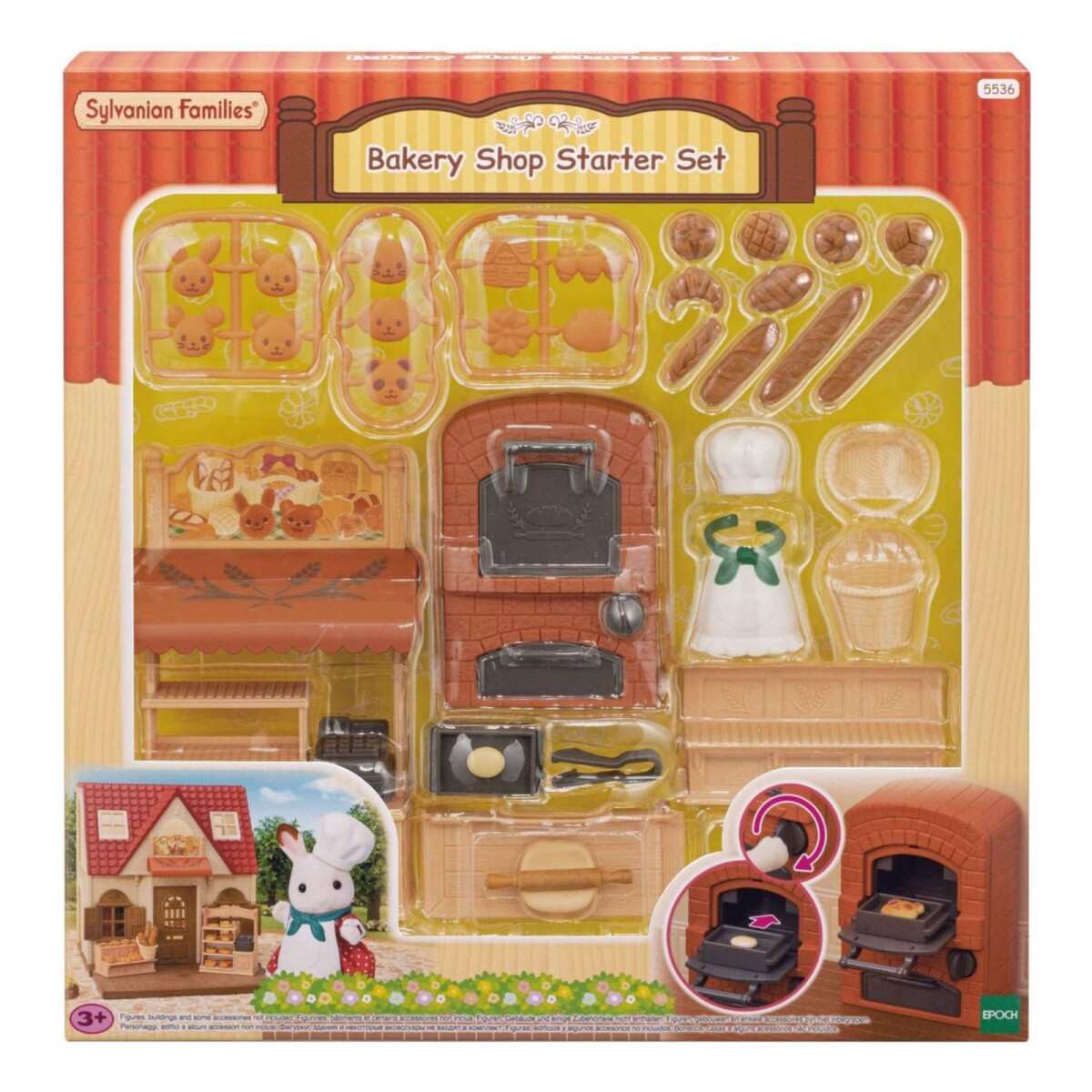 Juguete Set De Panaderia Tienda Sylvanian Families Niños 