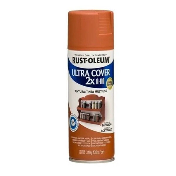 Esmalte aerosol satinado 340Gr Canela Rust Oleum