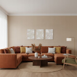 CUADRO CANVAS 30x40cm MARCO FIGURAS BEIGE 3 CUADRO CANVAS 30x40cm MARCO FIGURAS BEIGE 3