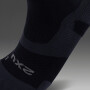 Medias Running Vectr Light Cushion Full Length Compression Unisex Black/titanium