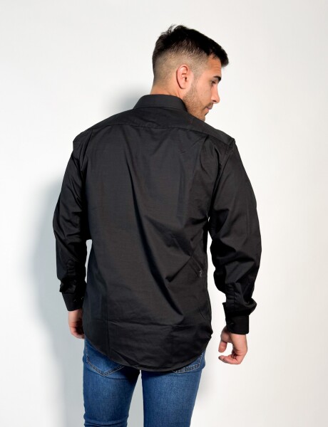 Camisa lisa Georgos Negro