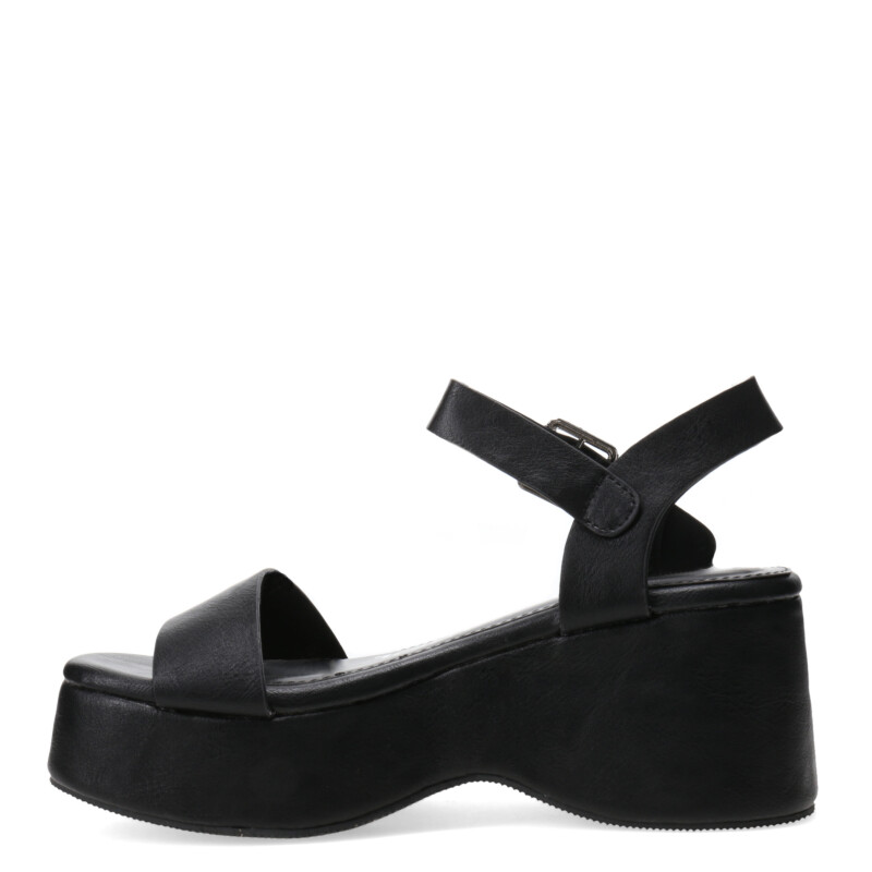 Sandalia de Mujer Miss Carol KROVA con plataforma Negro
