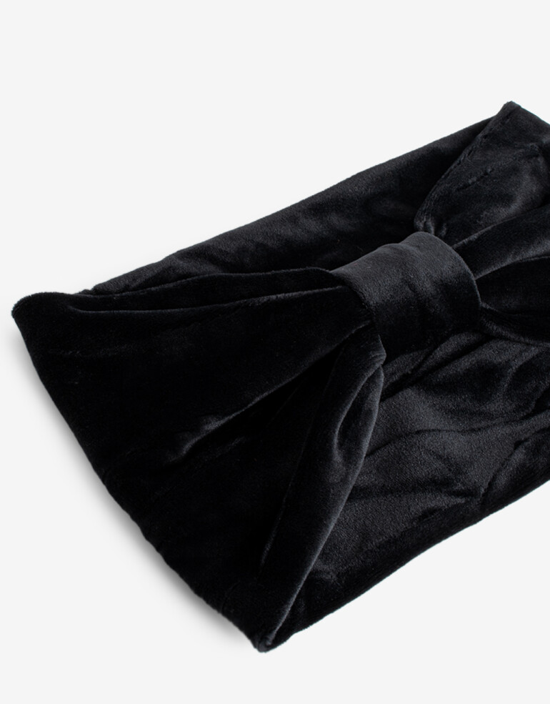 Vinchas Textiles Lisas Vinchas Textiles Cozy - Negro