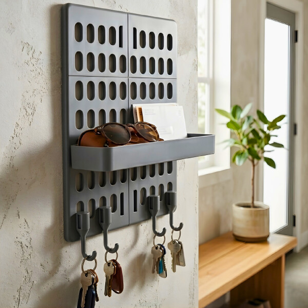 Panel Tablero Organizador Ranurado de Pared Cocina Baño Panel Tablero Organizador Ranurado de Pared Cocina Baño