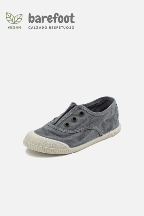 Zapatilla inglesa barefoot gris Gris