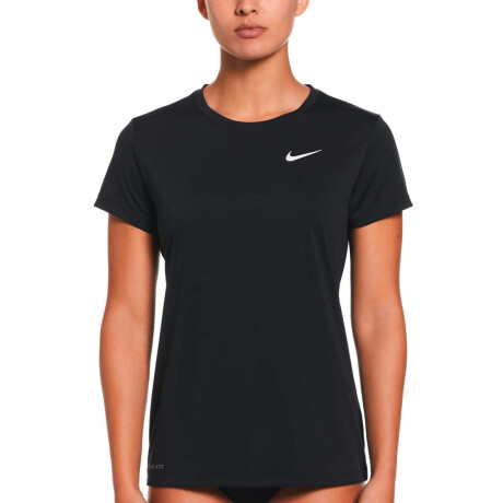 Remera Nike Short Sleeve Hydrogu De Niña Negro