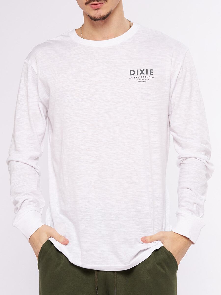 T-SHIRT ML BRANE DIXIE - Blanco 