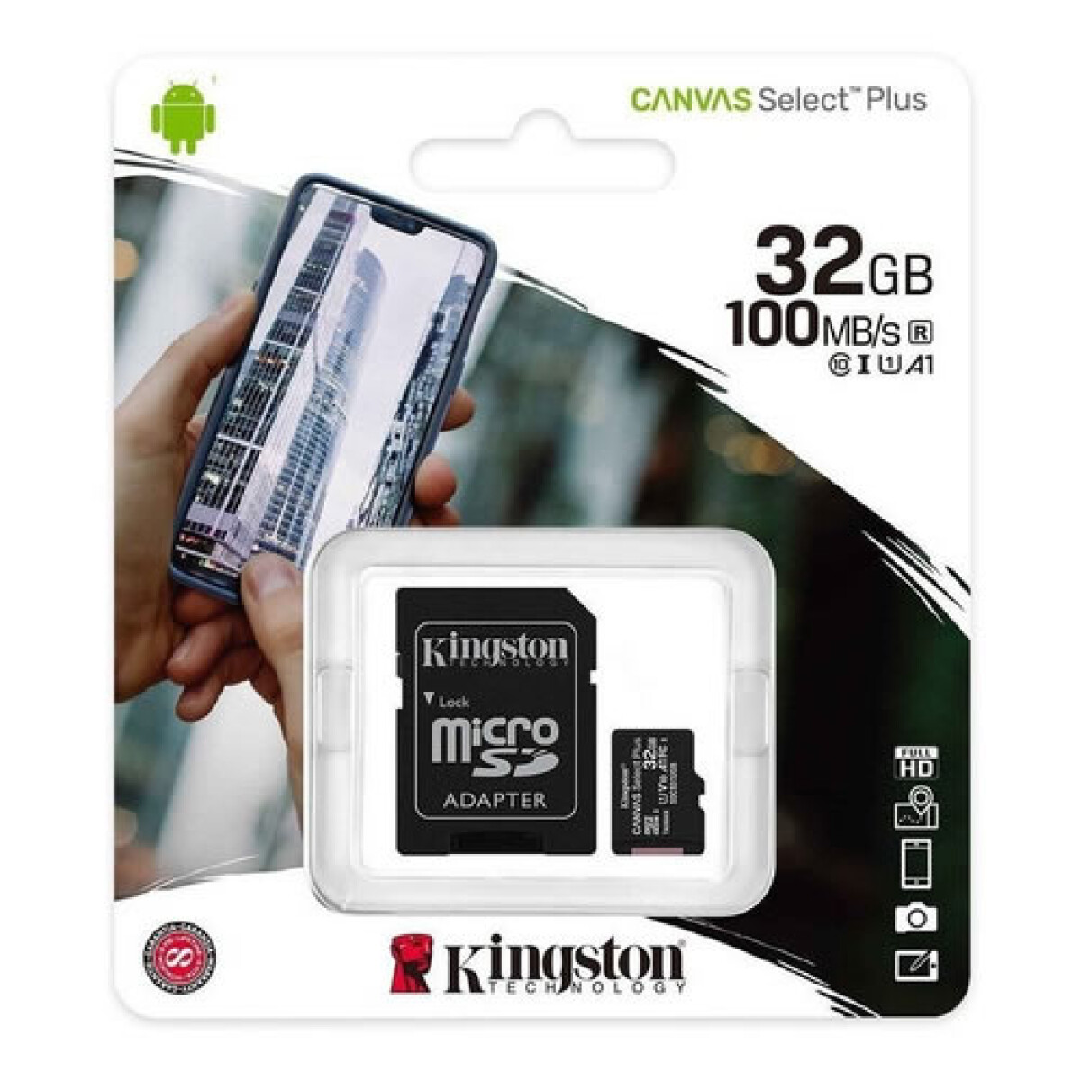 Memoria Micro SD Kingston Select Plus 32GB clase 10 