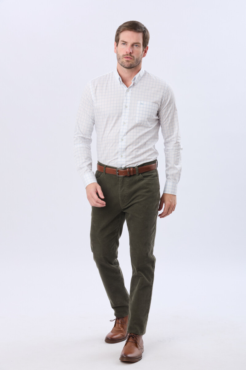 PANTALÓN DE PANA - Verde 