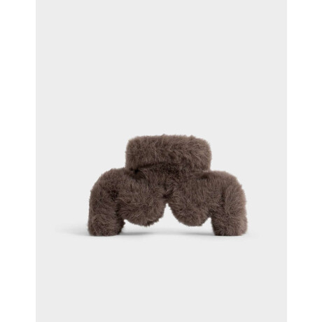 Broche Textura Peluche Marron Chocolate