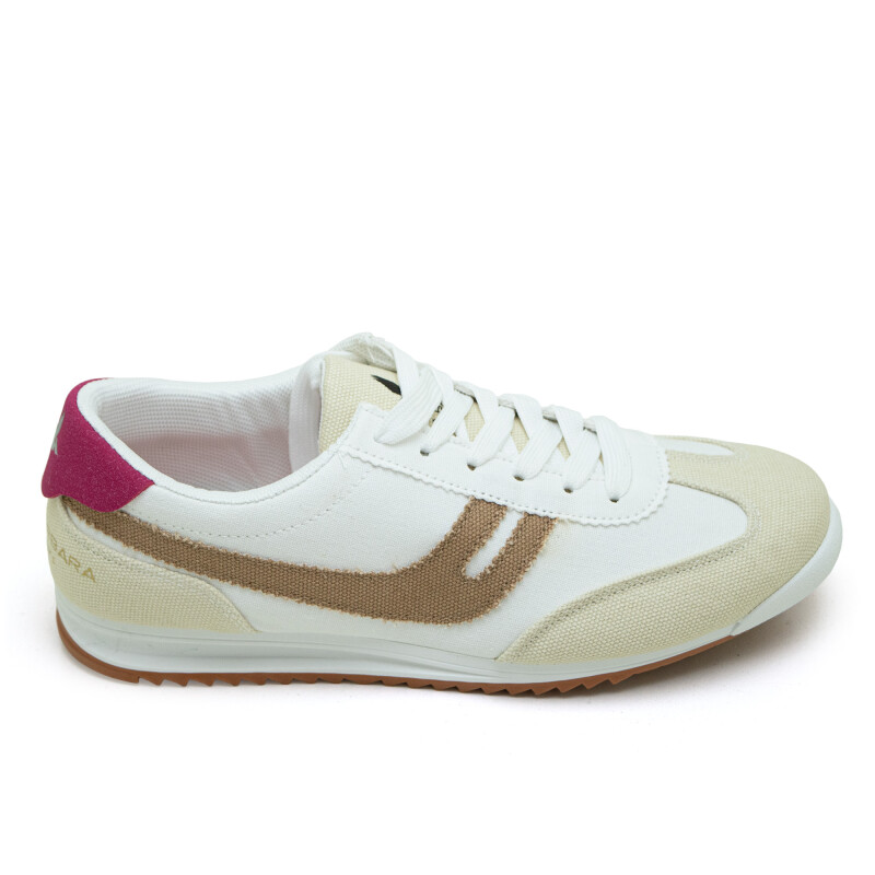 Championes Santa Barbara FLAIR CA de Mujer - FLAIR CA Blanco-marron