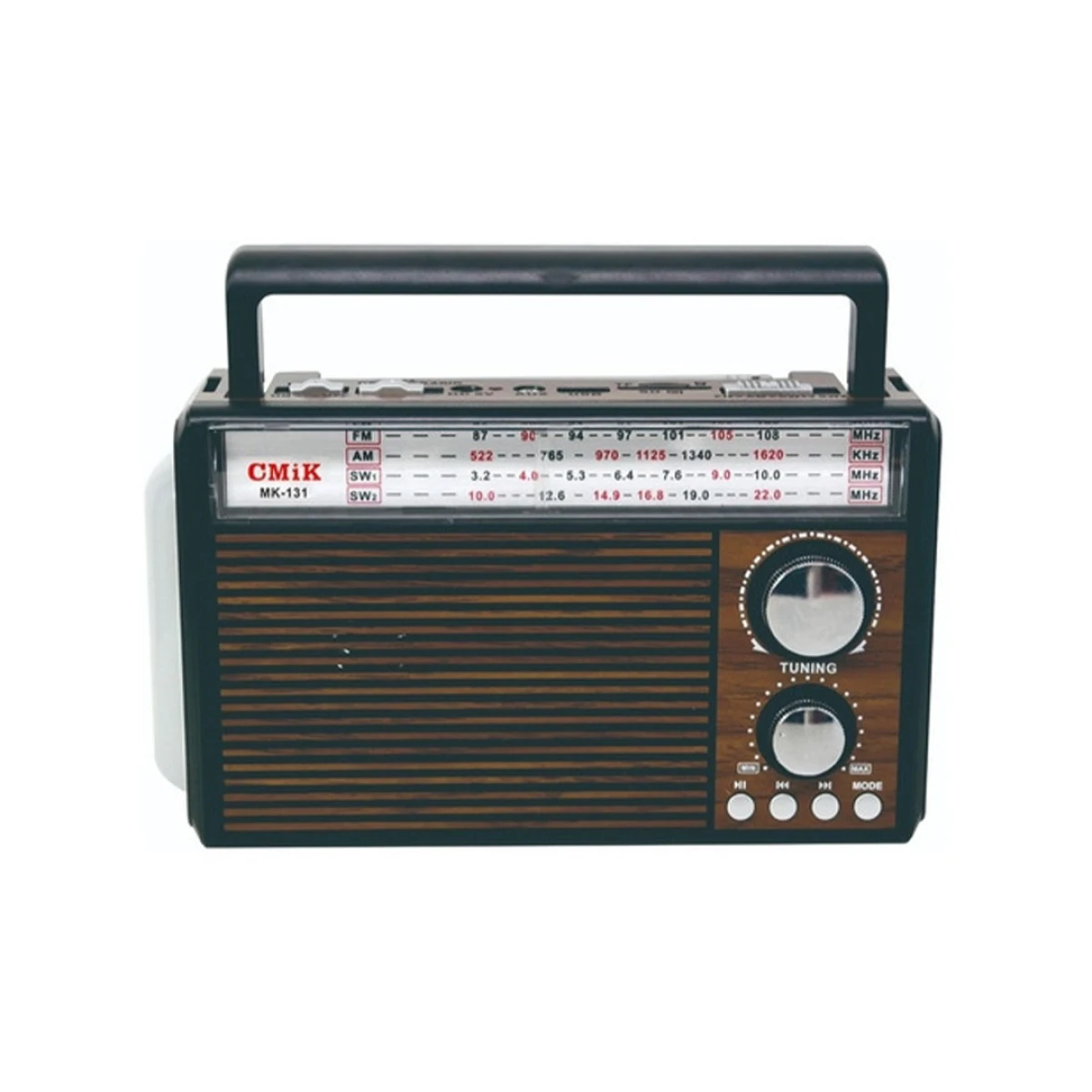 Radio Cmik MK131 Am Fm Pila Corriente Retro 
