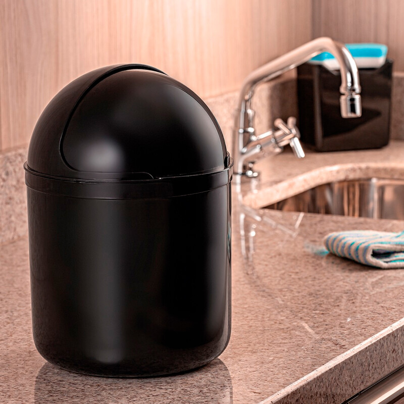 Papelera 4L NEGRO