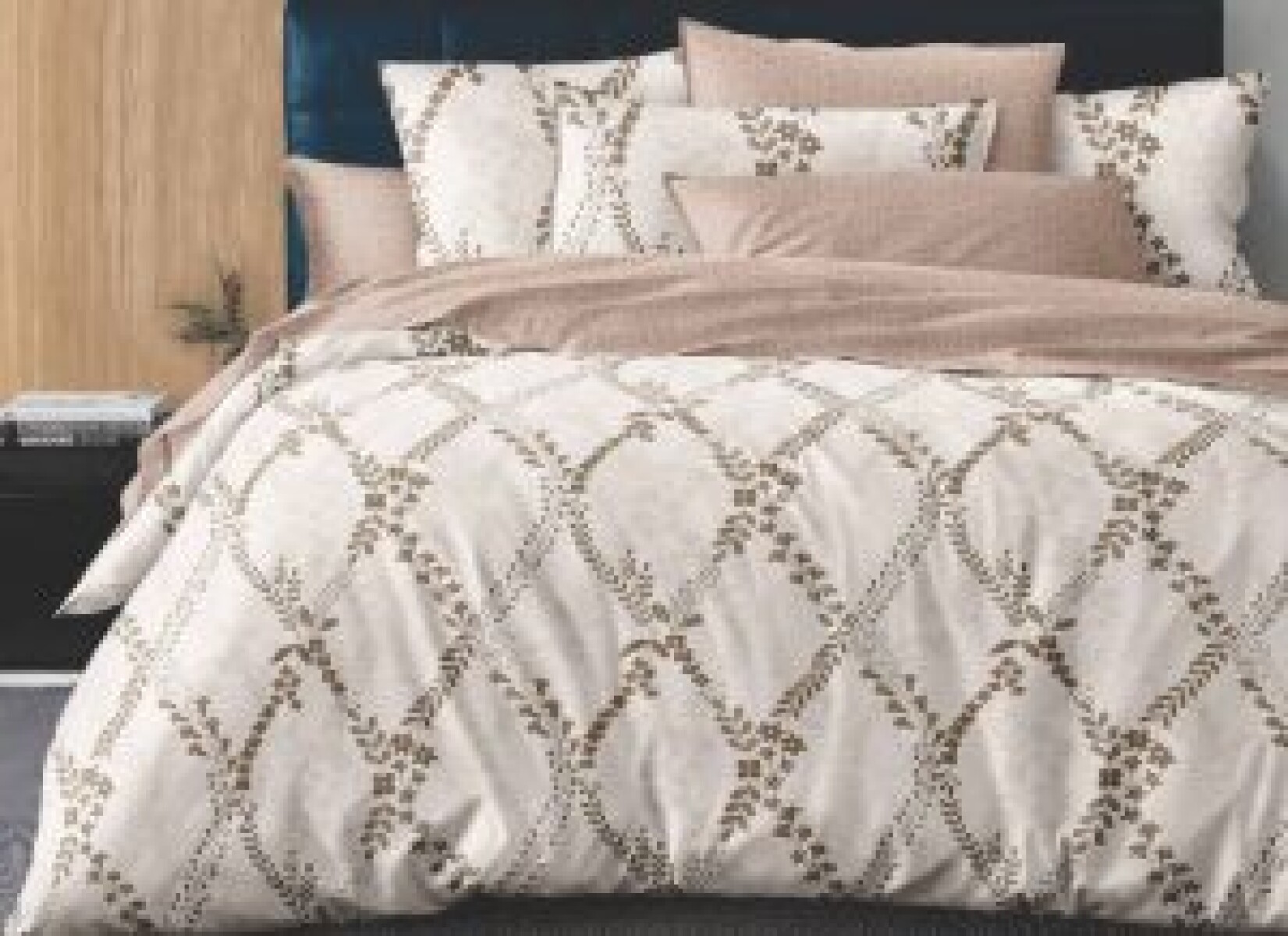 Manta Glamour Sommier 2 plaza , Cotton flor 