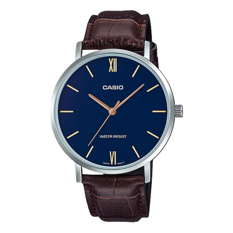Reloj Casio Clásico Cuero Marrón 0