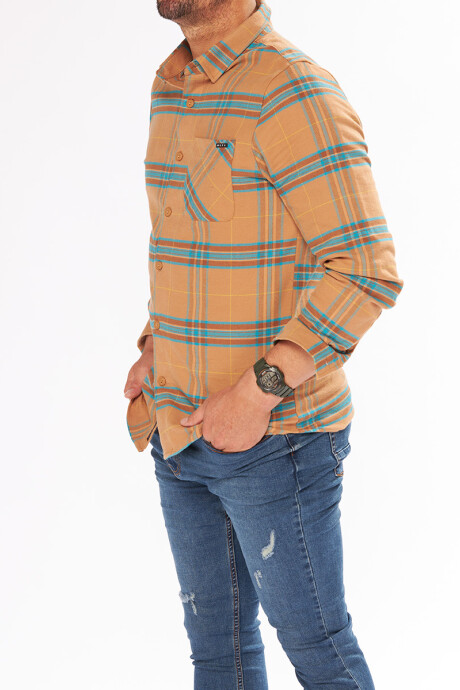 CAMISA TAGO RUSTY MarrÓn