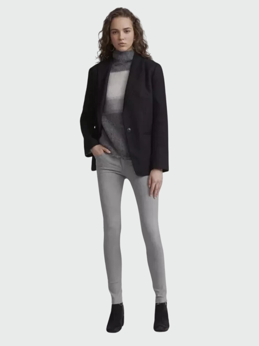 Jean skinny con bolsillos, Burmese - Gris 