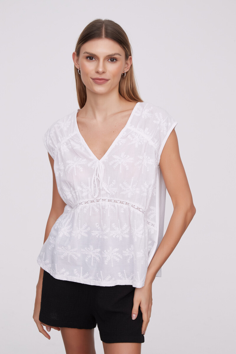 Blusa Evian - Blanco 