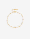 Pulseras Flexibles Metal Pulsera Metal Bañado En Oro - Dorado